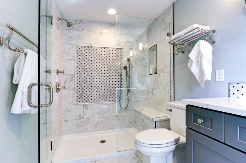 Shower Featuring Recessed Lighting